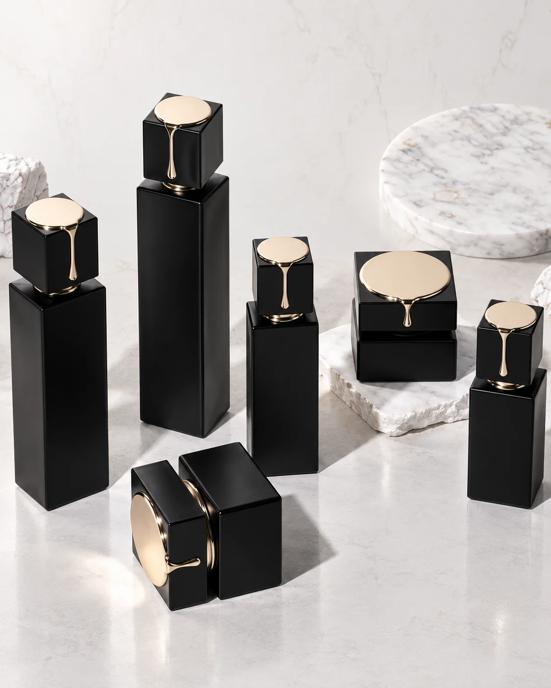 Skincare Bottle Sets — studio composition AS0003