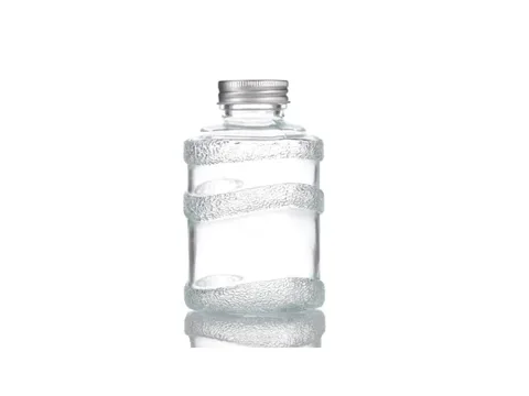 Round Glass Juice Bottles