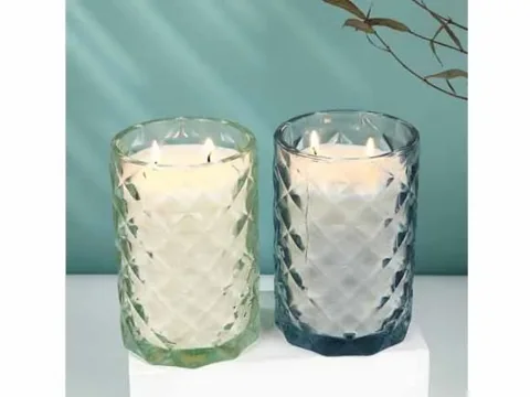 ×14.5cm Blue Green Heat Resistant Glass Jars
