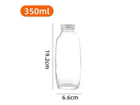 Glass Bottles With Metal Lids — view 3
