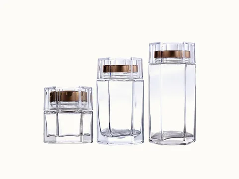 Clear Glass Honey Jars — view 4
