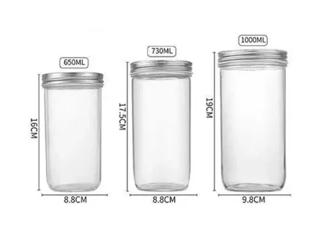 Wide Mouth Glass Canning Jars — view 3