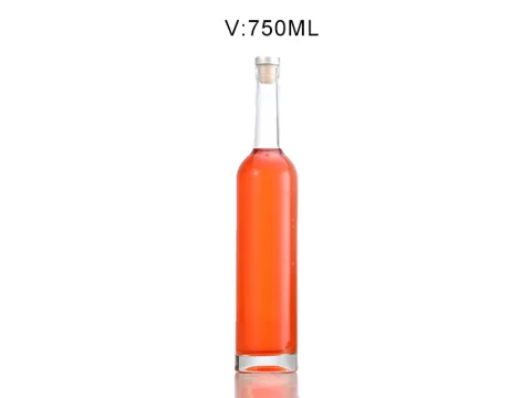 High Clear / Frosted Glass Spirit Bottle — view 4