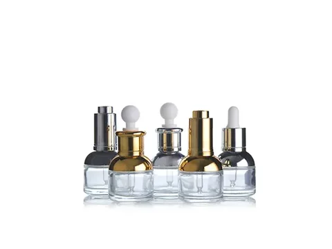 Clear Glass Essential Oil Bottle With Dropper