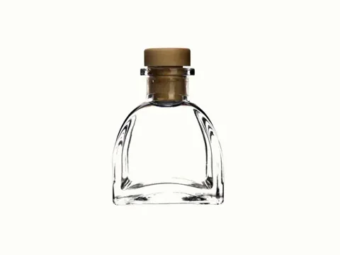 Clear/Pink/Red Glass Diffuser Bottles — view 1