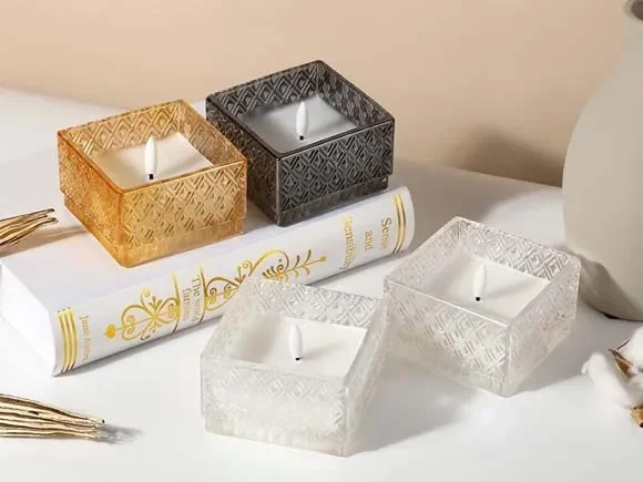 ×5.5cm Square Candle Jars Holder — main view
