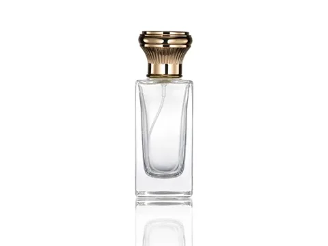 Goleden Metal Lid Perfume Bottle — view 1