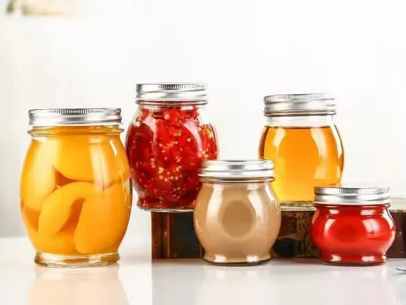 Food Hot Sauce Glass Jars — main view
