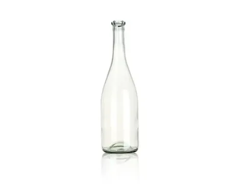 Burgundy Clear Wine Bottles