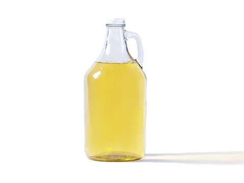 Gallon Clear Glass Bottle — view 2