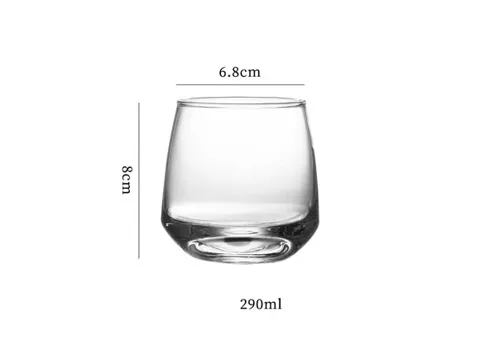 Amber Drinking Glasses Glassware Mouthwash Cups — view 3