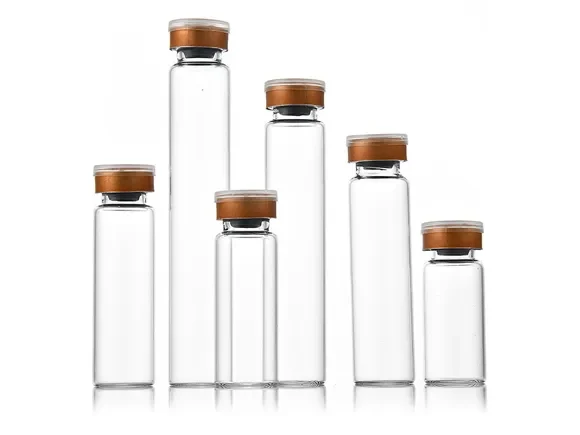 Clear Glass Vials — main view