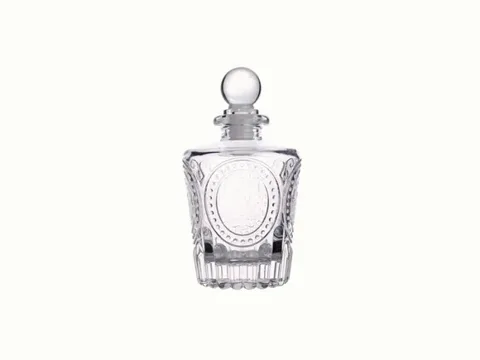 Conical Embossed Aromatherapy Bottle Glass Bottle