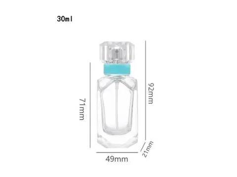 Glass Perfume Spray Bottles With Lids — view 2