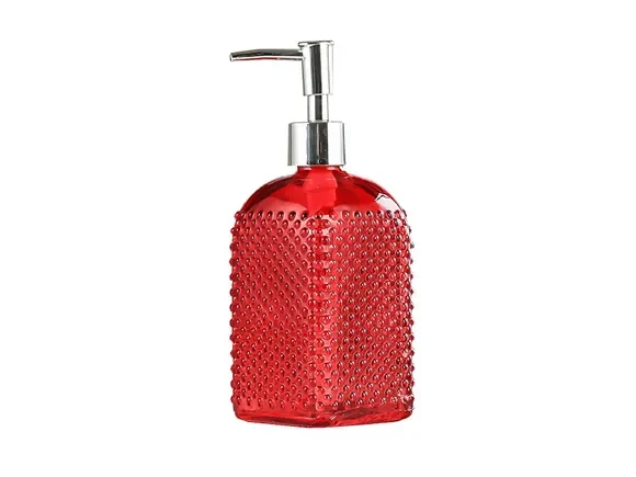 Colorful Hand Soap in Glass Bottle — main view