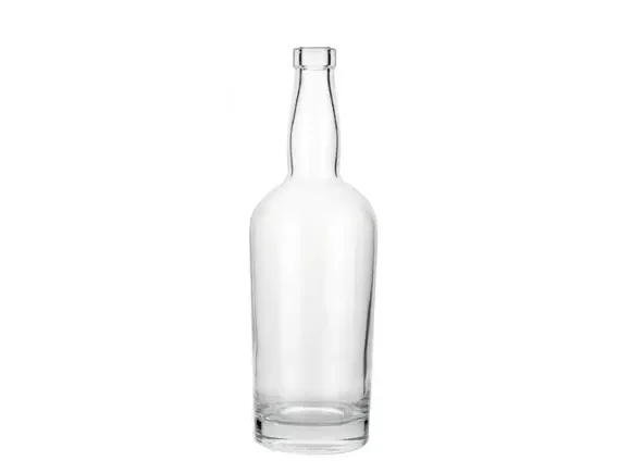 Clear Glass Whiskey Bottle — main view