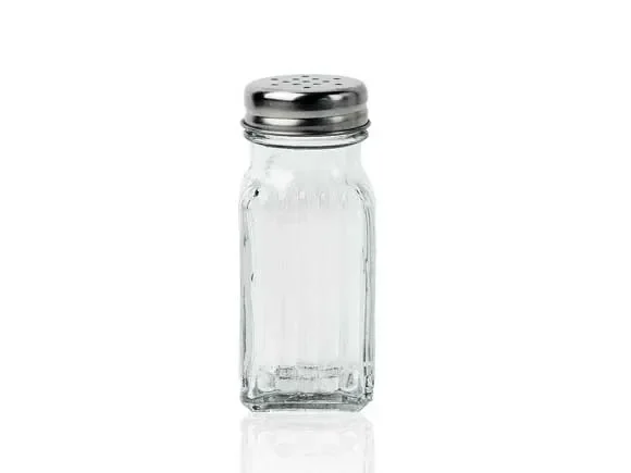 Square Glass Spice Jars Seasoning Containers With Lids — main view