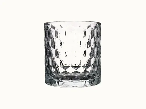 Hot Sale Clear Embossed Stained Glass Candle Vessel — view 1