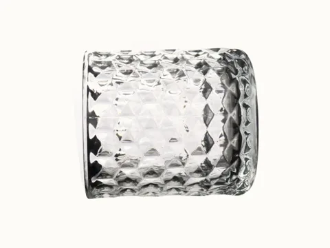 Hot Sale Clear Embossed Stained Glass Candle Vessel — view 3
