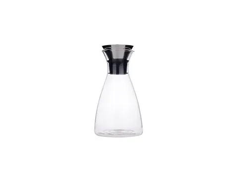 Clear Glass Teapot Jar