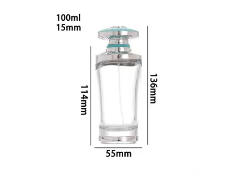 Glass Perfume Spray Bottles 15 Crimp — view 4