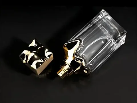 Crown Glass Perfume Bottles 15 Crimp Top — view 4