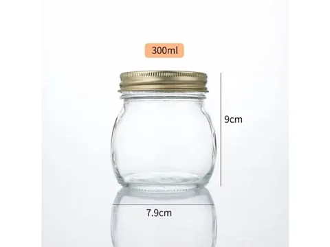 Square Round Wide Mouth Glass Pickling Jars With Screw — view 4