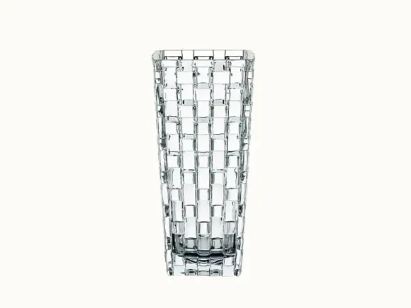Embossed Transparent Glass Vase — main view